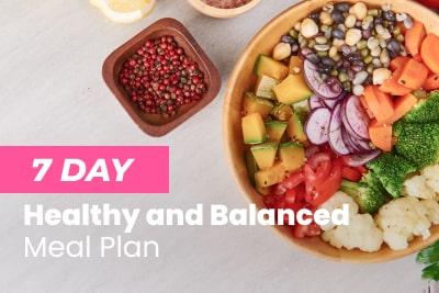 1-Week Healthy & Balance Meal Plan